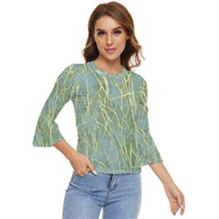 Abstract Light Games 8 Bell Sleeve Top