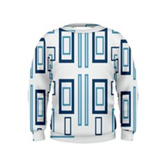 Abstract Pattern Geometric Backgrounds   Kids  Sweatshirt by Eskimos