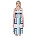 Abstract pattern geometric backgrounds   Midi Sleeveless Dress View1