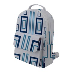 Abstract Pattern Geometric Backgrounds   Flap Pocket Backpack (large) by Eskimos