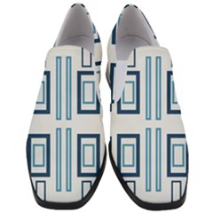 Abstract Pattern Geometric Backgrounds   Women Slip On Heel Loafers by Eskimos