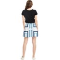 Abstract pattern geometric backgrounds   Waistband Skirt View2