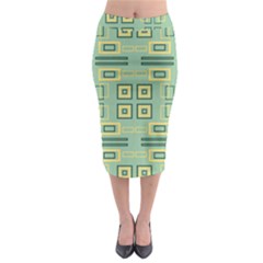 Abstract Pattern Geometric Backgrounds   Midi Pencil Skirt by Eskimos