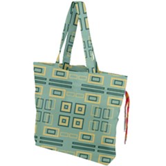 Abstract Pattern Geometric Backgrounds   Drawstring Tote Bag by Eskimos