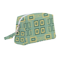 Abstract Pattern Geometric Backgrounds   Wristlet Pouch Bag (medium)