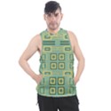 Abstract pattern geometric backgrounds   Men s Sleeveless Hoodie View1