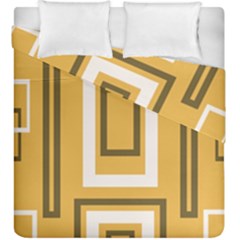 Abstract Pattern Geometric Backgrounds   Duvet Cover Double Side (king Size) by Eskimos