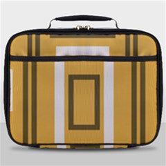 Abstract Pattern Geometric Backgrounds   Full Print Lunch Bag by Eskimos