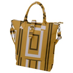 Abstract Pattern Geometric Backgrounds   Buckle Top Tote Bag by Eskimos