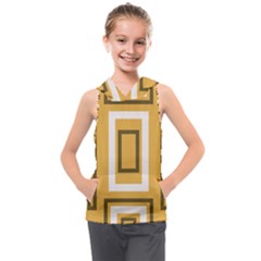 Abstract Pattern Geometric Backgrounds   Kids  Sleeveless Hoodie by Eskimos