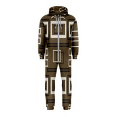 Abstract Pattern Geometric Backgrounds   Hooded Jumpsuit (kids) by Eskimos