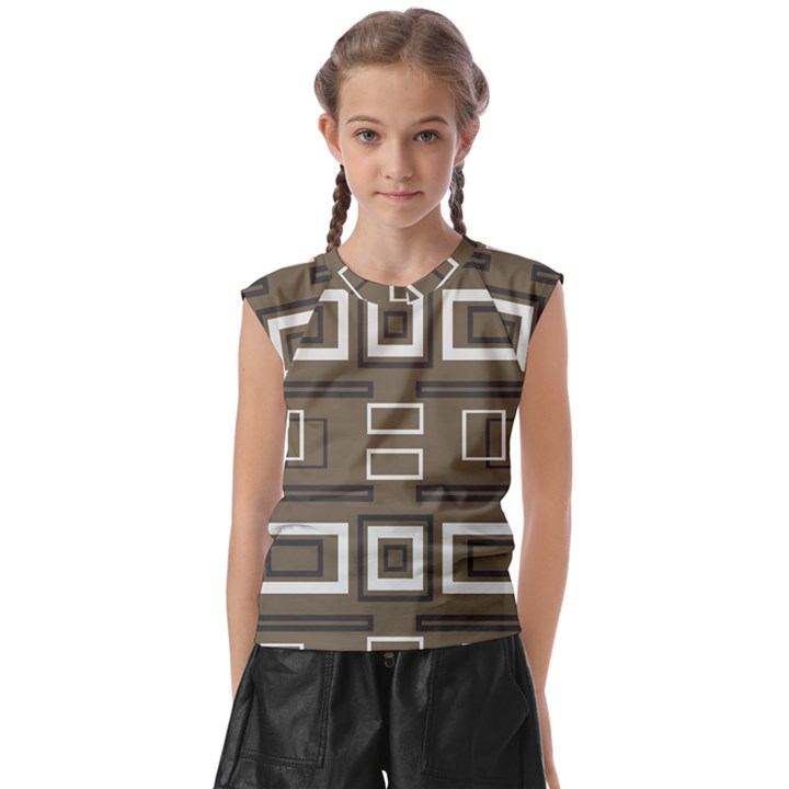 Abstract pattern geometric backgrounds   Kids  Raglan Cap Sleeve Tee