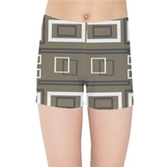 Abstract Pattern Geometric Backgrounds   Kids  Sports Shorts by Eskimos