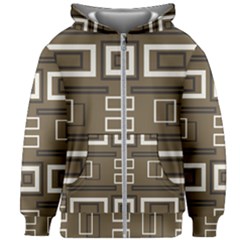 Abstract Pattern Geometric Backgrounds   Kids  Zipper Hoodie Without Drawstring by Eskimos