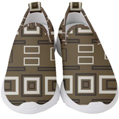 Abstract Pattern Geometric Backgrounds   Kids  Slip On Sneakers by Eskimos