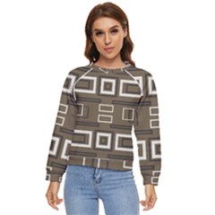 Abstract Pattern Geometric Backgrounds   Women s Long Sleeve Raglan Tee