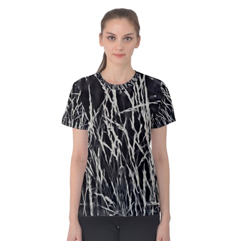 Abstract Light Games 9 Kiran Fa457 Women s Cotton Tee by DimitriosArt