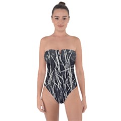 Abstract Light Games 9 Kiran Fa457 Tie Back One Piece Swimsuit