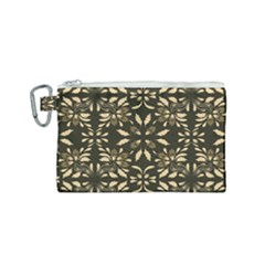 Folk Flowers Print Floral Pattern Ethnic Art Canvas Cosmetic Bag (small) by Eskimos