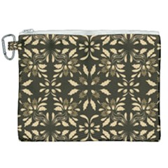 Folk Flowers Print Floral Pattern Ethnic Art Canvas Cosmetic Bag (xxl) by Eskimos