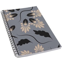 Folk Flowers Print Floral Pattern Ethnic Art 5 5  X 8 5  Notebook by Eskimos