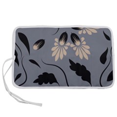 Folk Flowers Print Floral Pattern Ethnic Art Pen Storage Case (l) by Eskimos