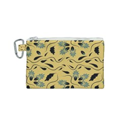 Folk Flowers Print Floral Pattern Ethnic Art Canvas Cosmetic Bag (small) by Eskimos