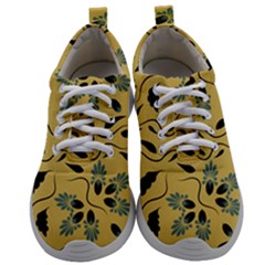 Folk Flowers Print Floral Pattern Ethnic Art Mens Athletic Shoes by Eskimos