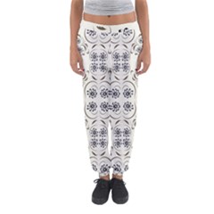 Folk Flowers Print Floral Pattern Ethnic Art Women s Jogger Sweatpants by Eskimos