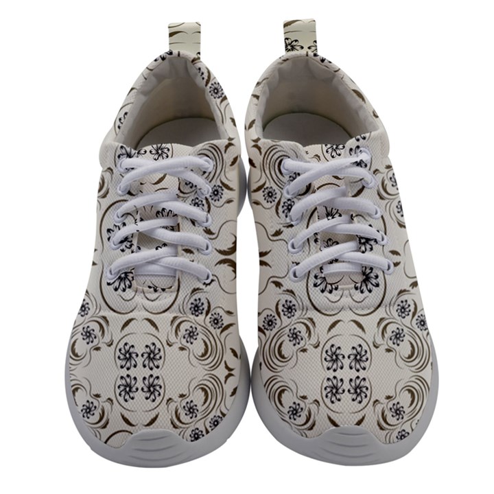 Folk flowers print Floral pattern Ethnic art Athletic Shoes