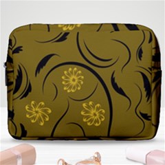 Folk Flowers Print Floral Pattern Ethnic Art Make Up Pouch (large) by Eskimos