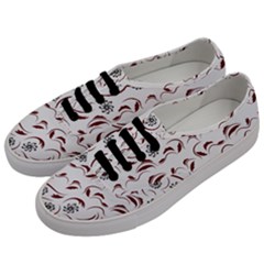 Folk Flowers Print Floral Pattern Ethnic Art Men s Classic Low Top Sneakers by Eskimos