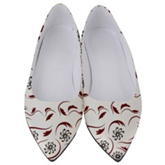 Folk Flowers Print Floral Pattern Ethnic Art Women s Low Heels by Eskimos