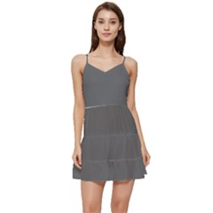 Poppy Seed Short Frill Dress