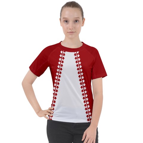 Classic Canada Women s Sport Raglan Tee by CanadaSouvenirs