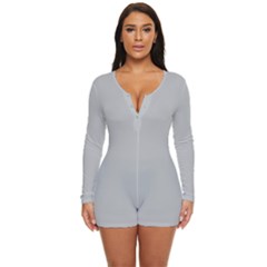 Northern Droplet Long Sleeve Boyleg Swimsuit