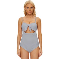 Northern Droplet Knot Front One-piece Swimsuit