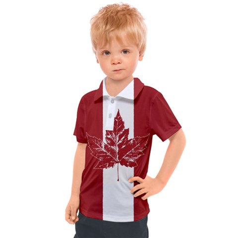 Cool Canada Flag Polo Shirts Kid s by CanadaSouvenirs