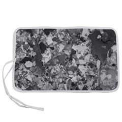 Black And White Debris Texture Print Pen Storage Case (m) by dflcprintsclothing