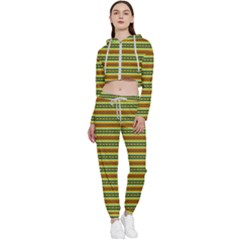 Free Flow Cropped Zip Up Lounge Set