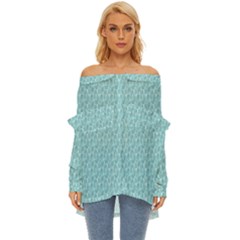 Fresh Off Shoulder Chiffon Pocket Shirt