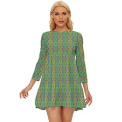 Found It Long Sleeve Babydoll Dress