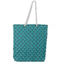 Digital Illusion Full Print Rope Handle Tote (Large) View1