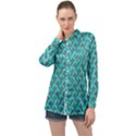 Digital Illusion Long Sleeve Satin Shirt View1