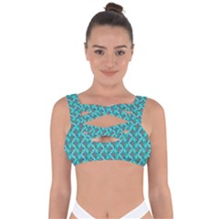 Digital Illusion Bandaged Up Bikini Top