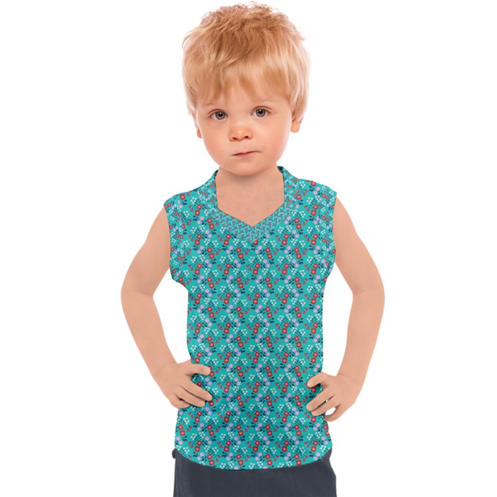 Digital Illusion Kids  Sport Tank Top