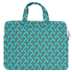 Digital Illusion Macbook Pro 16  Double Pocket Laptop Bag  by Sparkle