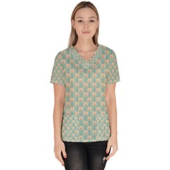 Fresh Scent Women s V-neck Scrub Top by Sparkle