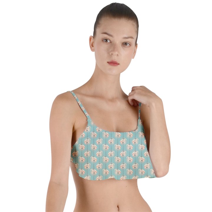 Fresh Scent Layered Top Bikini Top 