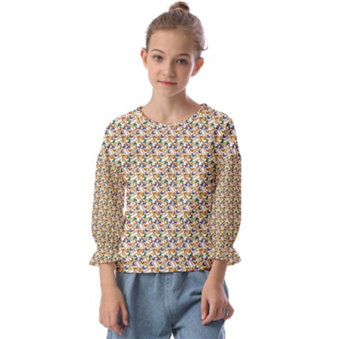 Fun Kids  Cuff Sleeve Top by Sparkle